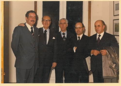 Beiró, Garcia Sabell, Sixto Seco, Vázquez Sotelo y Manuel Mayo